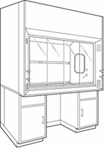 Airfoil ADA Fume Hood