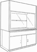 Thin Wall Fume Hood